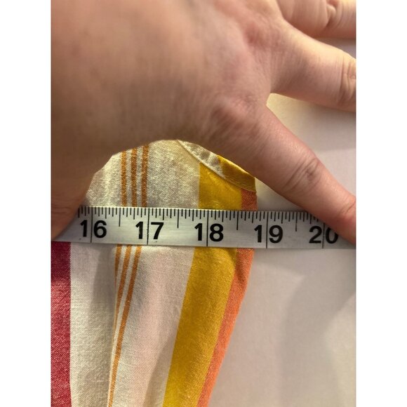 Drew Stripe‎ Romper Jumpsuit (XS) oranges and red - Picture 7 of 8